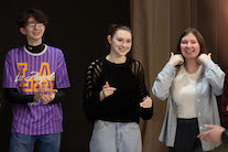 ФОТОФАКТ: студенты БГУИР приняли участие в занятии по актерскому мастерству